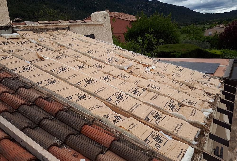 Travaux de charpente et isolation